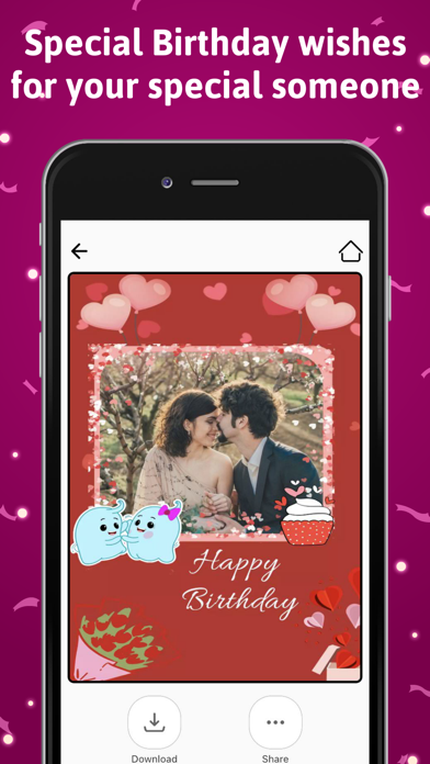 Happy Birthday Picture Frame Screenshot