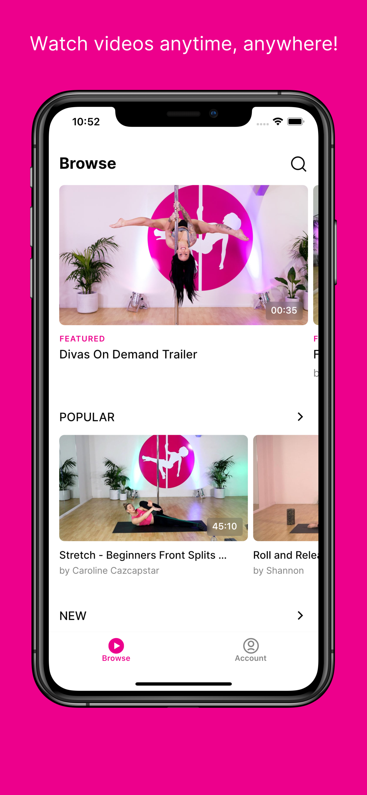 Divas on Demand - pole dance