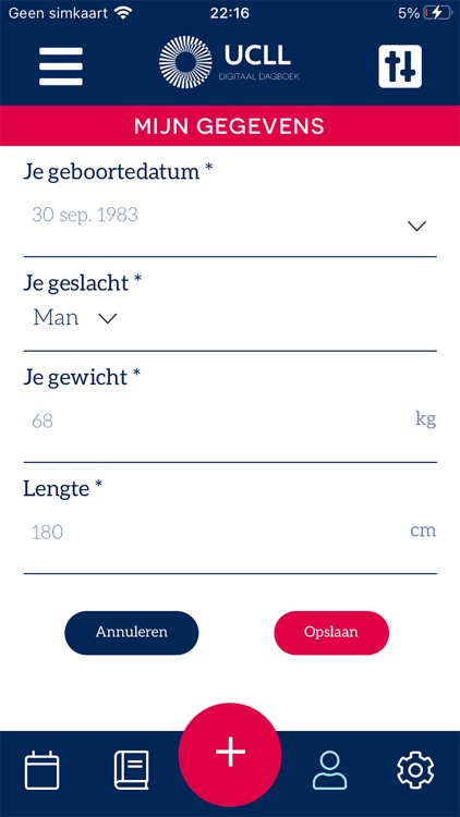 UCLL Digitaal Dagboek screenshot-4