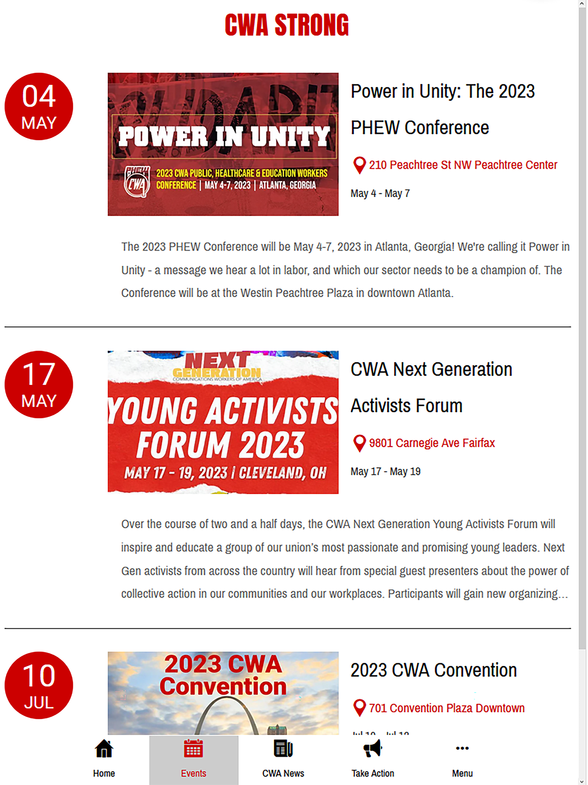 CWA STRONG screenshot 6