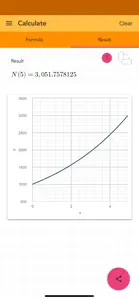 Exponential Growth Decay PRO screenshot #7 for iPhone