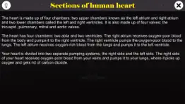 sections of human heart iphone screenshot 1