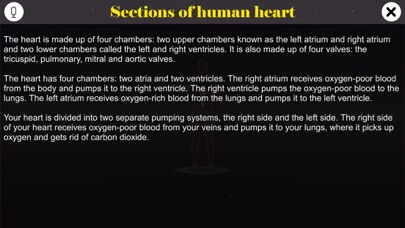 Sections of human heart Screenshot
