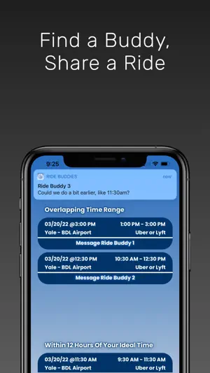 RideBuddies screenshot 1