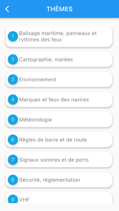 Permis Bateau Côtier Screenshot