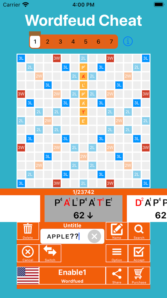 #1. WordFeud Cheat & Helper (iOS) 由: Mohit Singi