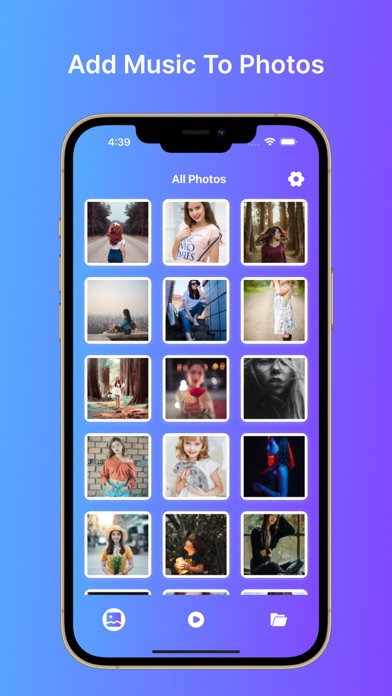 Screenshot #1 pour Add Music To Video & Photo