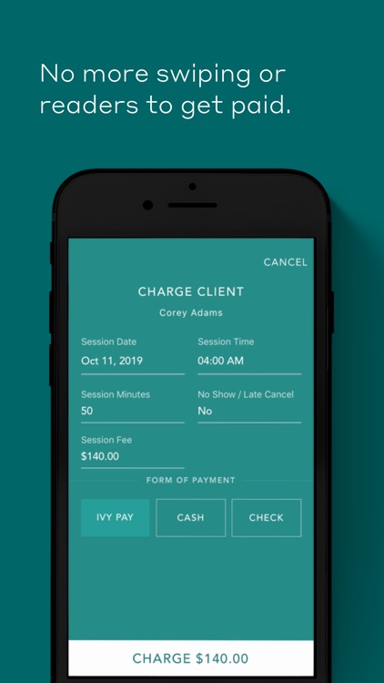 Ivy Pay - Therapist app