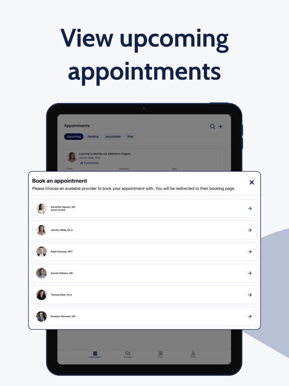 ZVHC Client Portal iPad screenshot 3 - Medical app