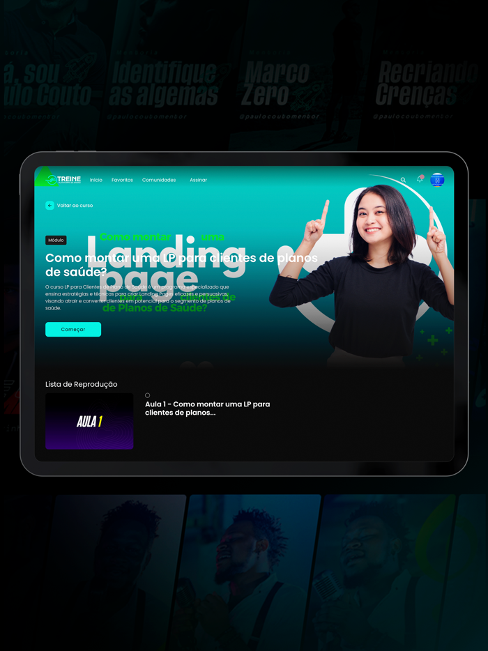 Treine Plataforma de Ensino