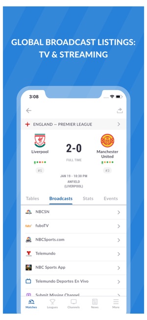 Live Futbol TV. Kanalları App Store'da
