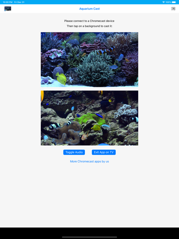 Screenshot #4 pour Aquarium on TV for Chromecast