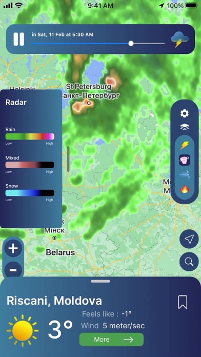 Weather Radar: Live Forecast Screenshot
