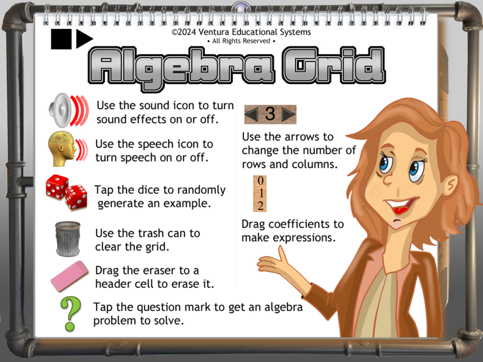 #3. Algebra Grid (iOS) 由: Ventura Educational Systems