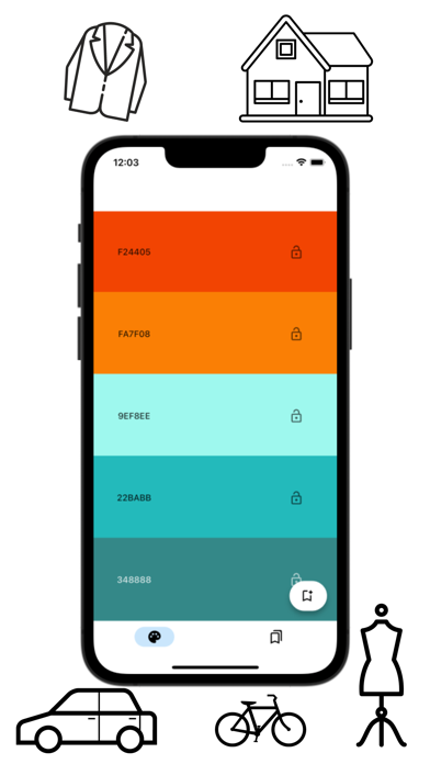 AI 配色提案アプリ:人工知能が自動で最適な5色を選びます！のおすすめ画像3
