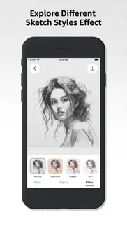 sketch ai: pencil photo sketch iphone screenshot 3