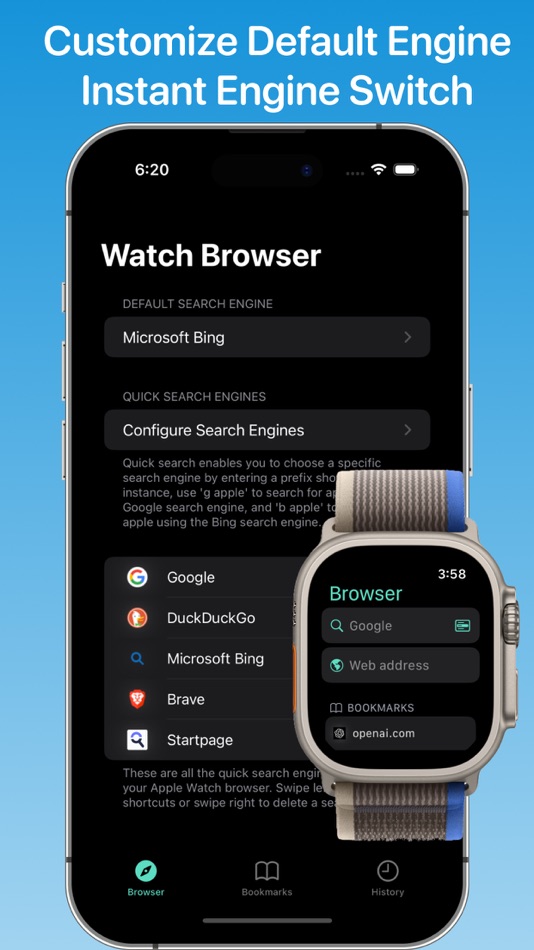 Browser for Watch - 1.3.5 - (iOS)