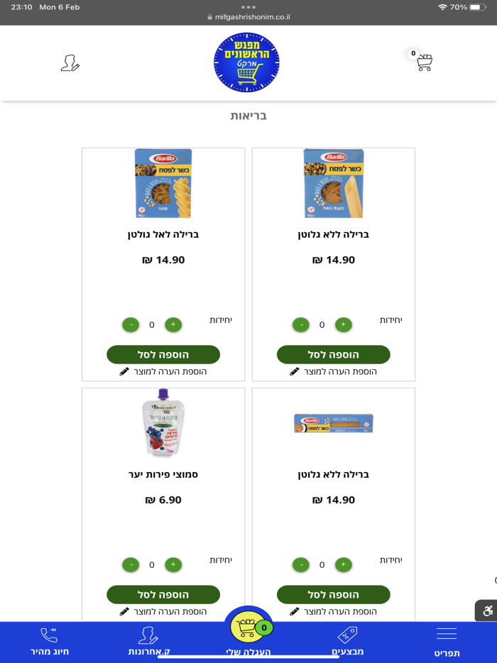 מפגש הראשונים מרקט