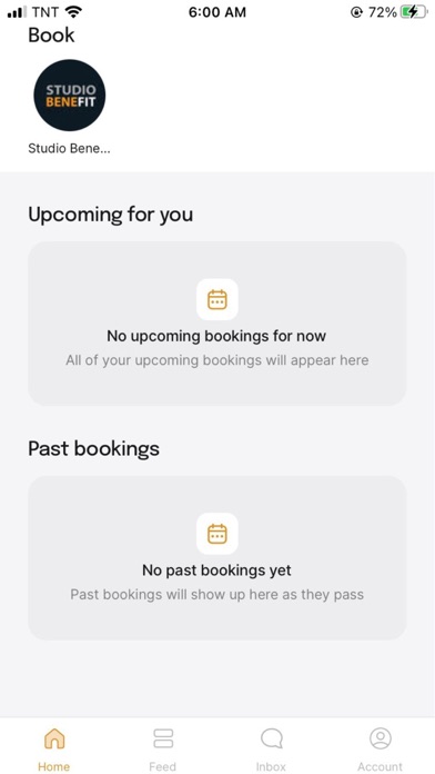 Studio Benefit App Screenshot