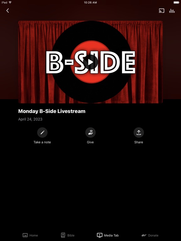 Calvary Chapel Baltimore iPad screenshot 3 - Education app