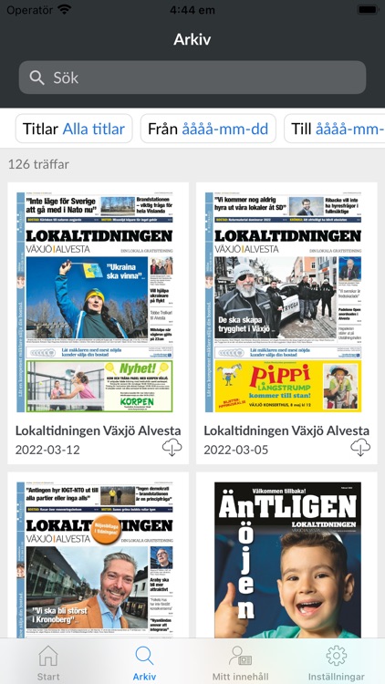 Lokaltidningens e-tidning