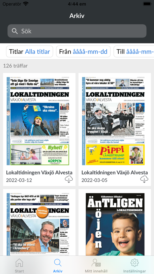 #2. Lokaltidningens e-tidning (iOS) 来自: FCK Media AB