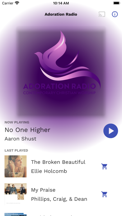 Adoration Radio Screenshot