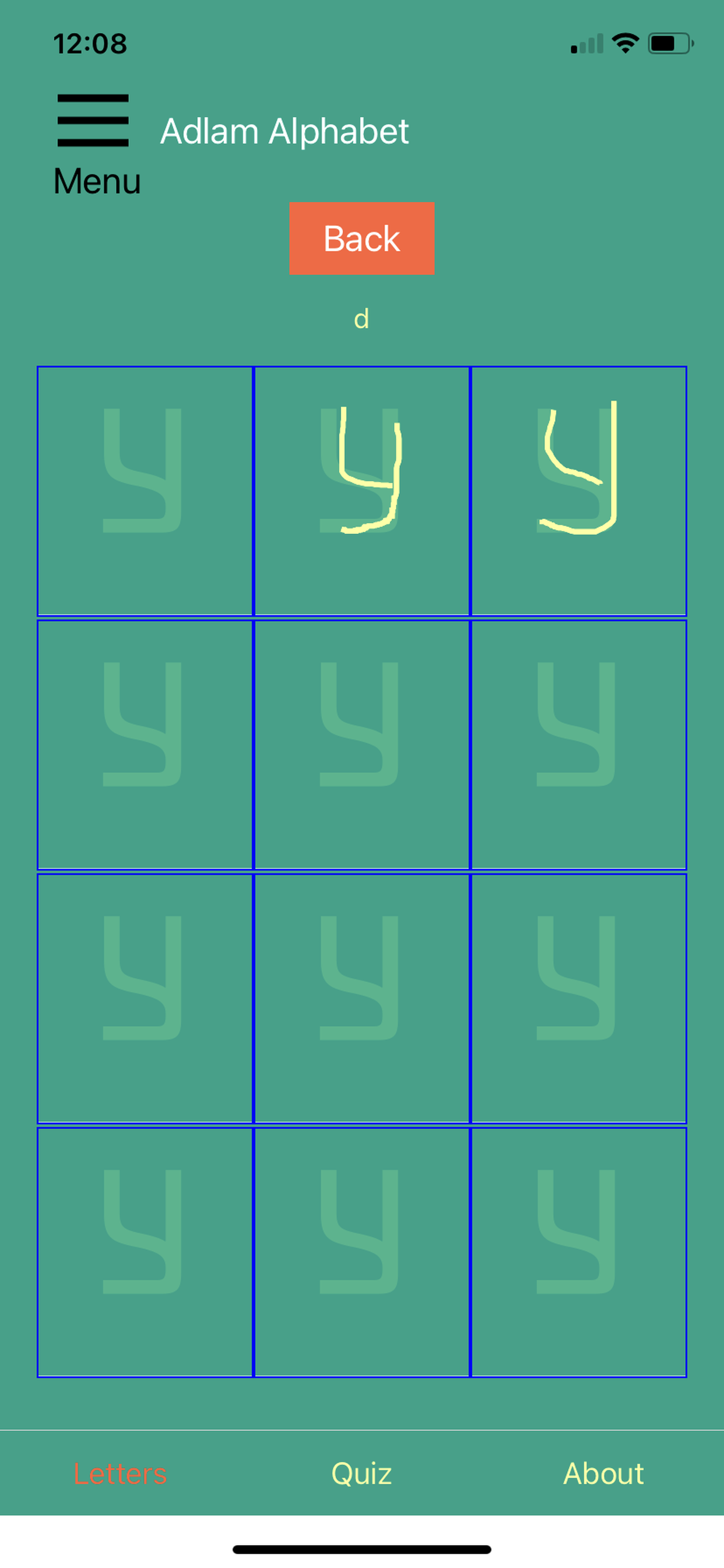 ADLaM Alphabet