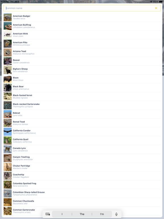 Utah Roadkill Reporter iPad screenshot
