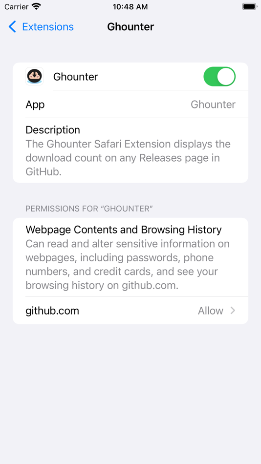 #1. Ghounter (macOS) By: Jorge Garcia Armero