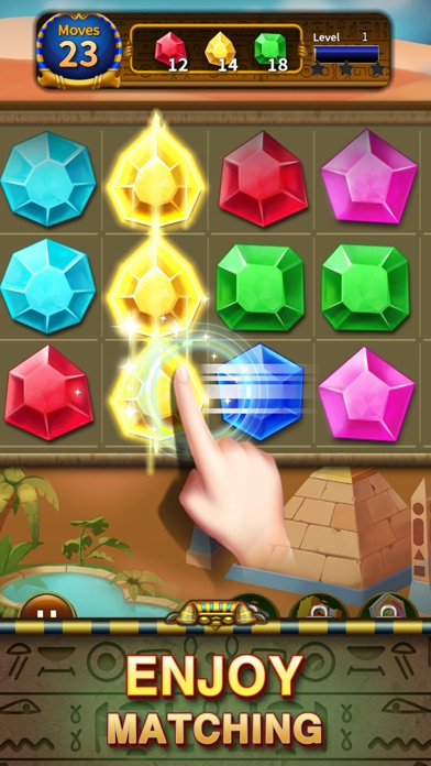 Jewels Mystery : Match3 Puzzleのおすすめ画像3