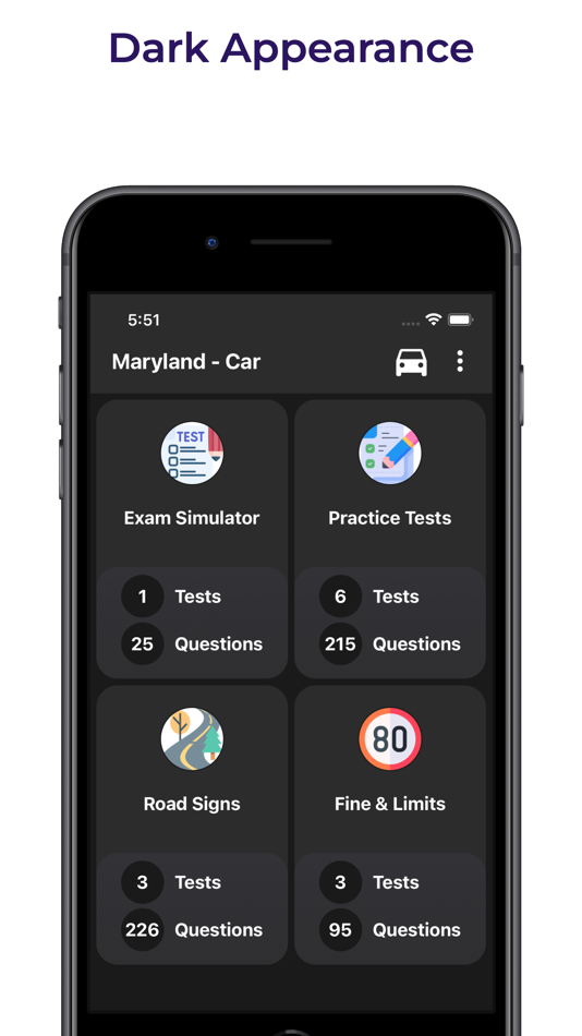 Maryland MVA Practice Test MD - 1.1.1 - (iOS)