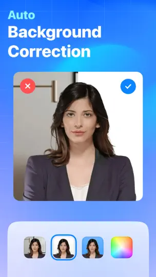Captura de pantalla de Passport Photo+ en iPhone 2