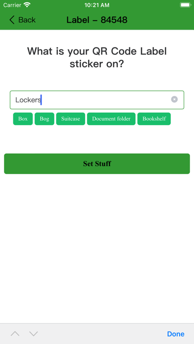 SmatageeQR Code Smart Labels Screenshot