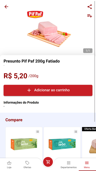 Bergão Supermercados Screenshot