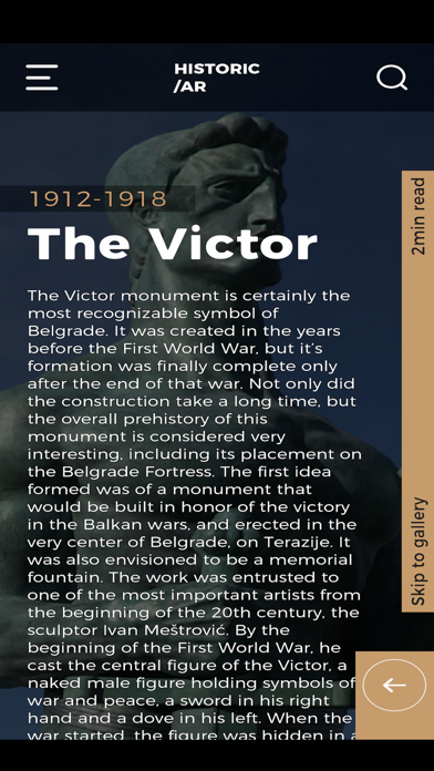 HistoricAR Screenshot