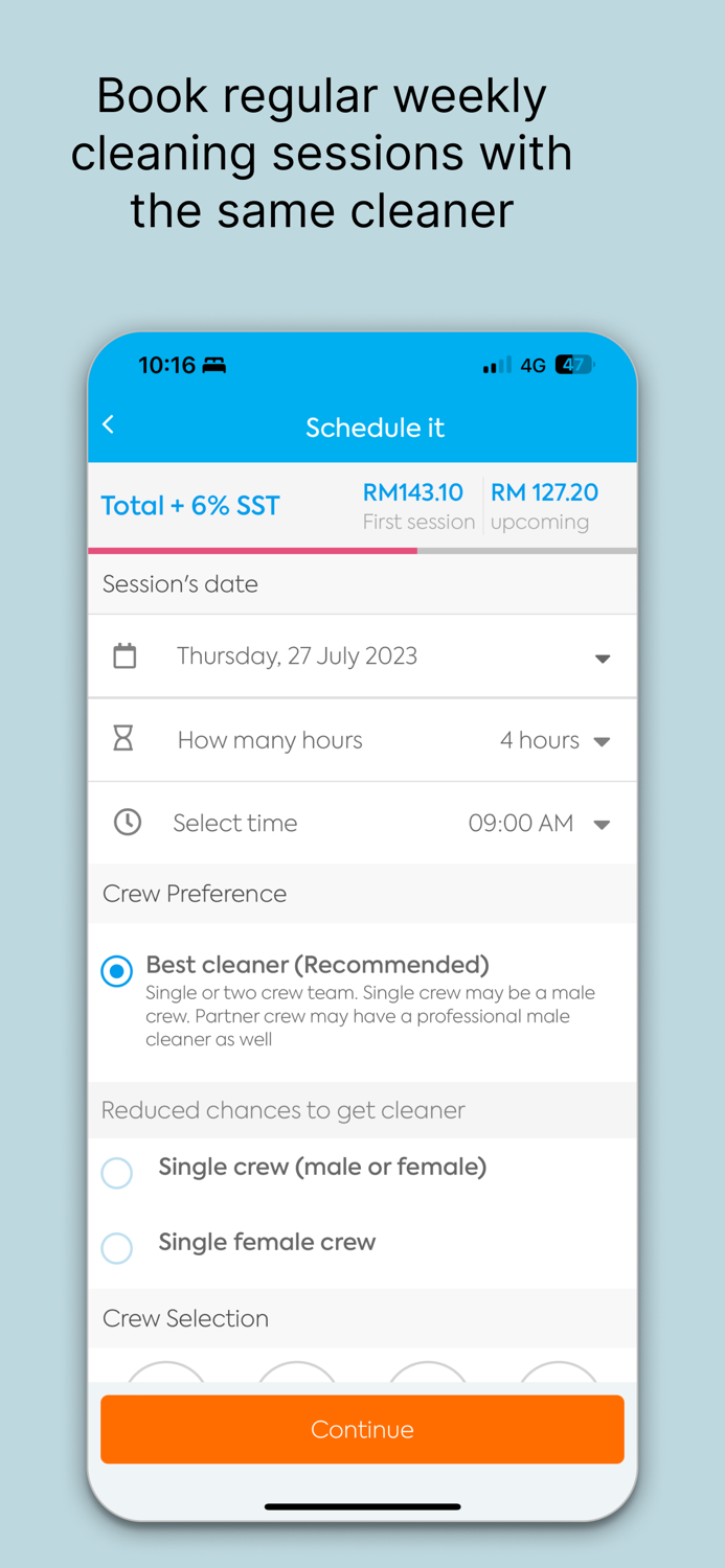 Maideasy - Book a cleaner now