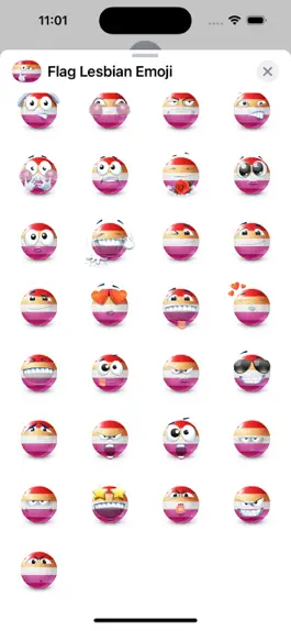 Game screenshot Lesbian Flag Emoji hack