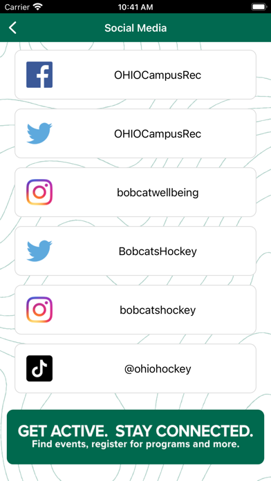 OHIO Well-Being & Recreation Screenshot