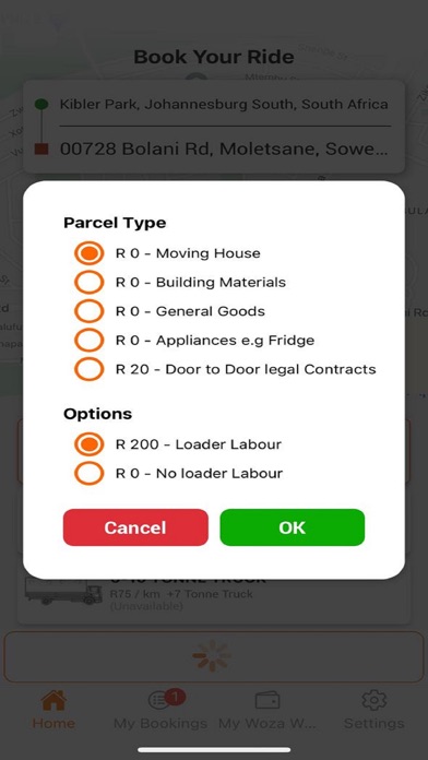 Woza App Screenshot 4 - AppWisp.com Woza App Screenshot 4 - AppWisp.com