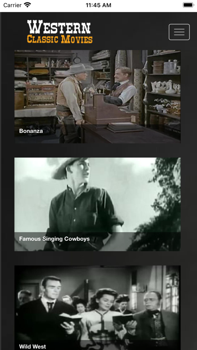 Western Classic Movies Screenshot