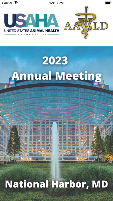 AAVLD/USAHA Annual Meeting Screenshot