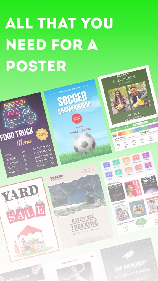 #1. Poster Maker and Flyer Creator (iOS) 由: Muhammad Rehan Khan
