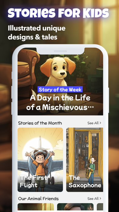 Illustrated Stories for Kids Screenshot