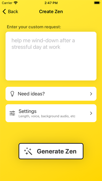 QikZen : AI-Powered Meditation Screenshot