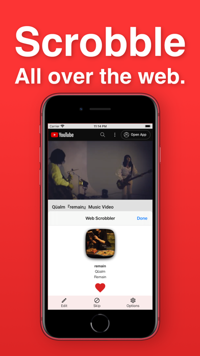 Web Scrobbler Screenshot