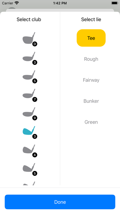 Caddy Golf Scorecard Screenshot