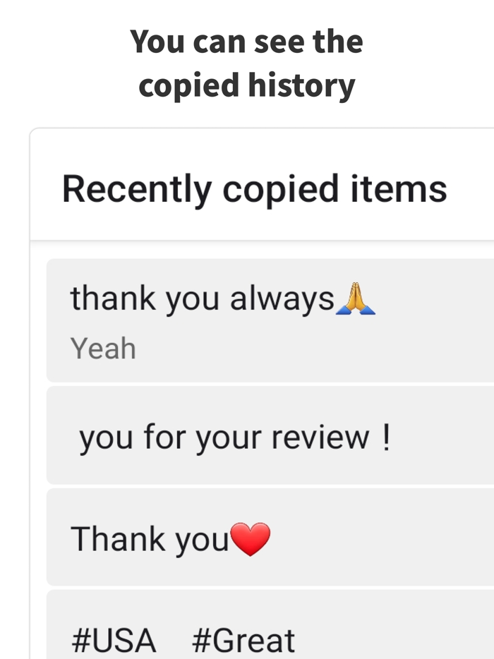 Copipe - clipboard and tab