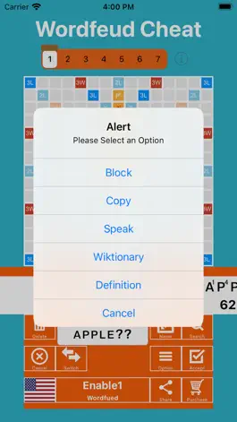 Game screenshot WordFeud Cheat & Helper hack