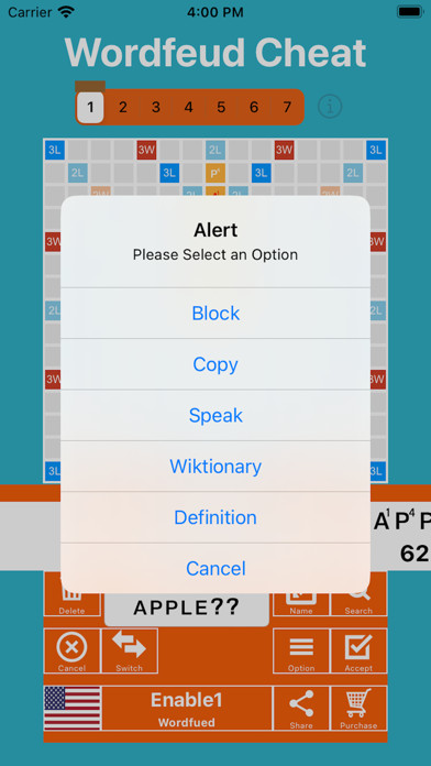 WordFeud Cheat & Helper Screenshot